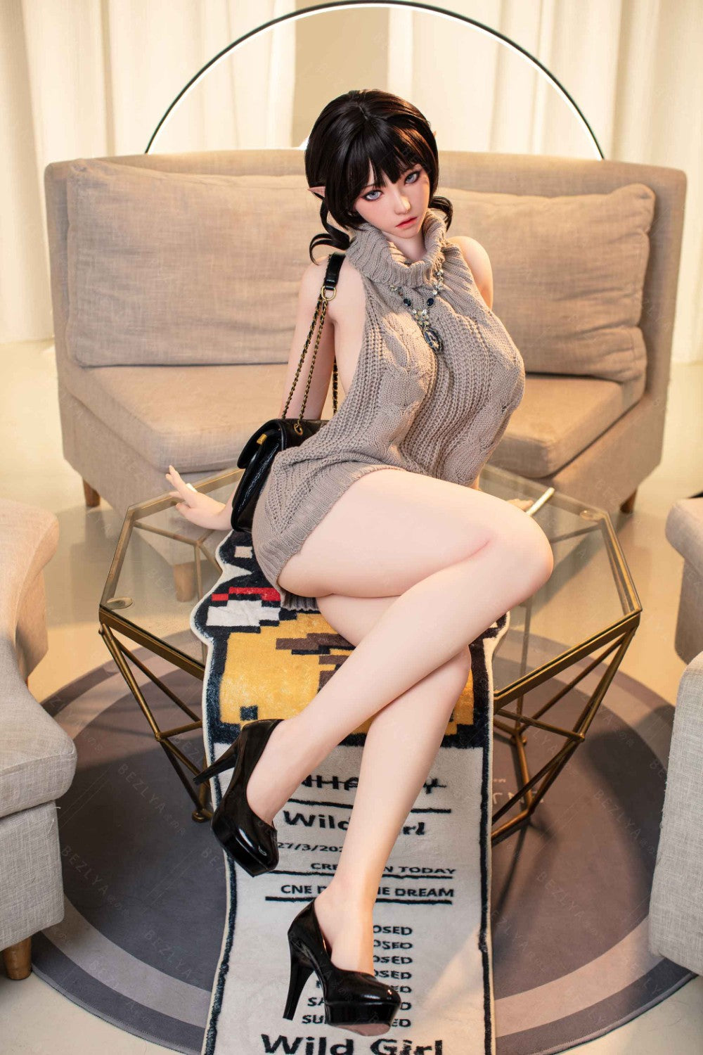 cala muñeca sexual (Bezlya Doll 155cm copa F 2.0 TPE+Silicona)