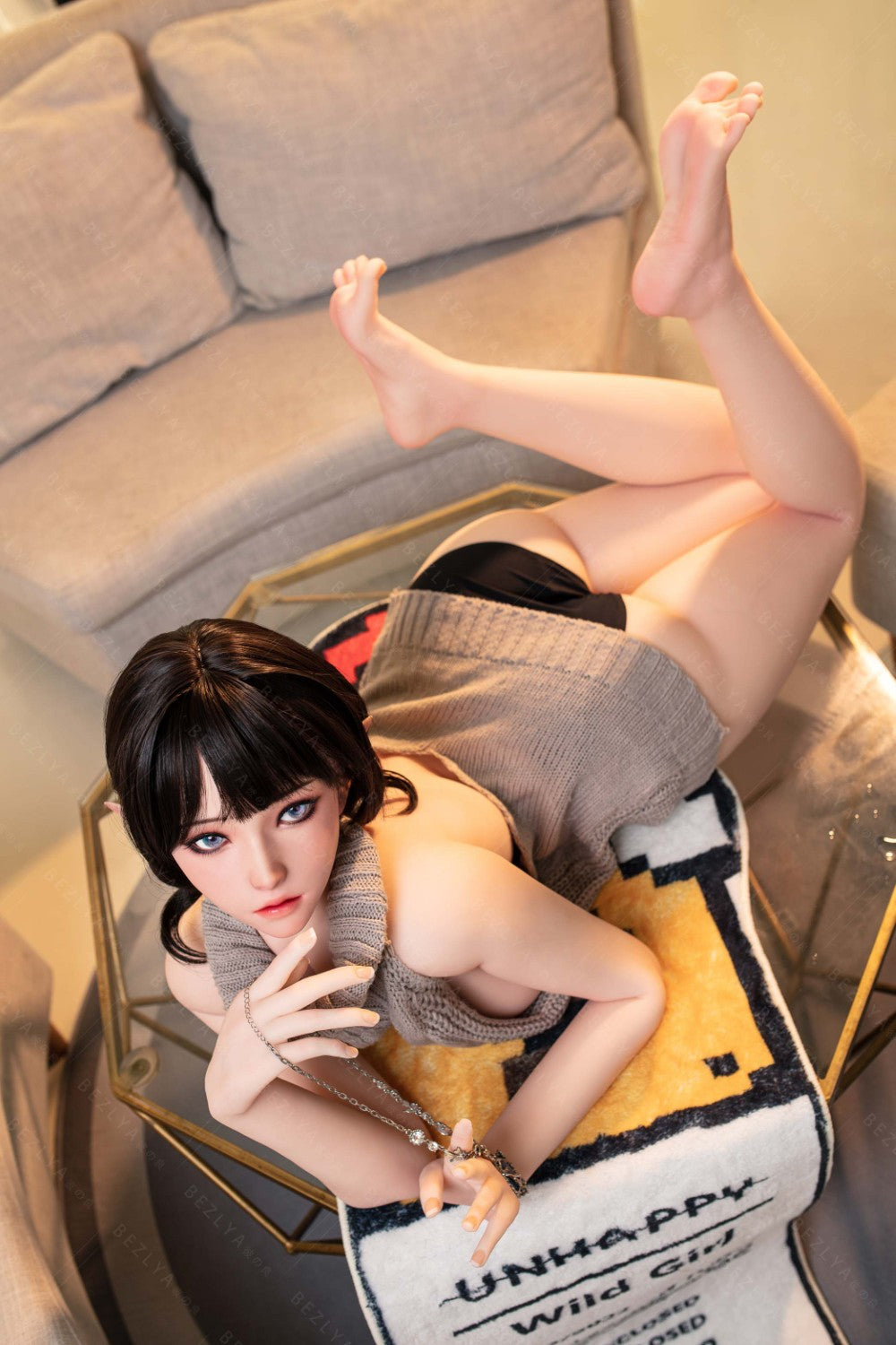 cala muñeca sexual (Bezlya Doll 155cm copa F 2.0 TPE+Silicona)