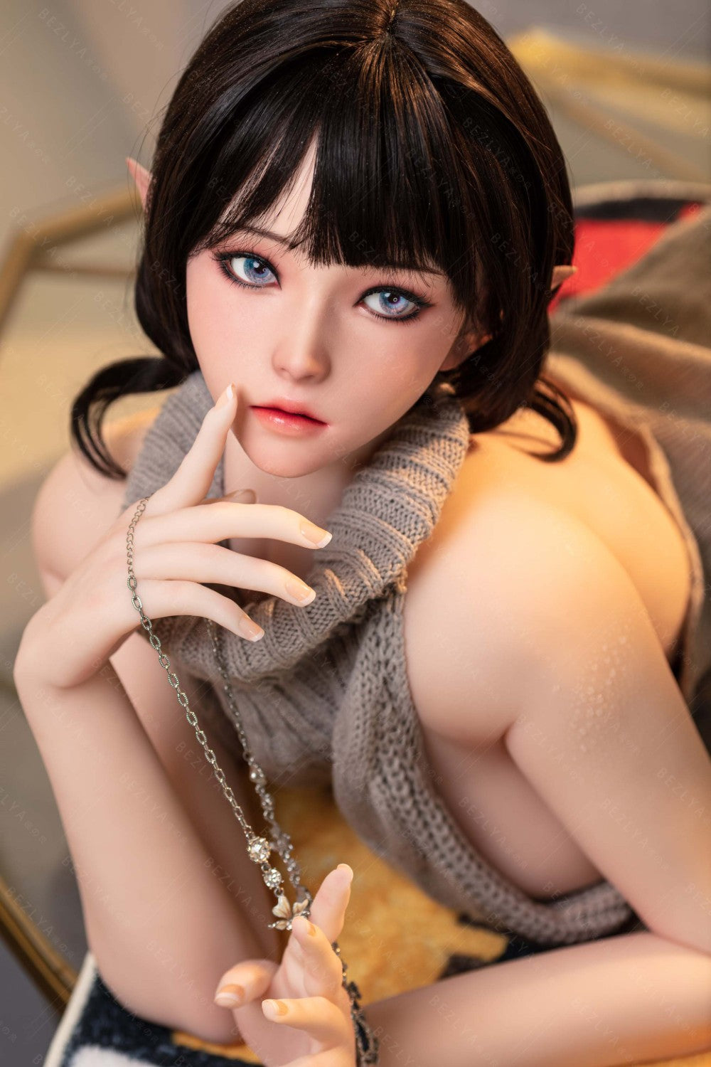 cala muñeca sexual (Bezlya Doll 155cm copa F 2.0 TPE+Silicona)