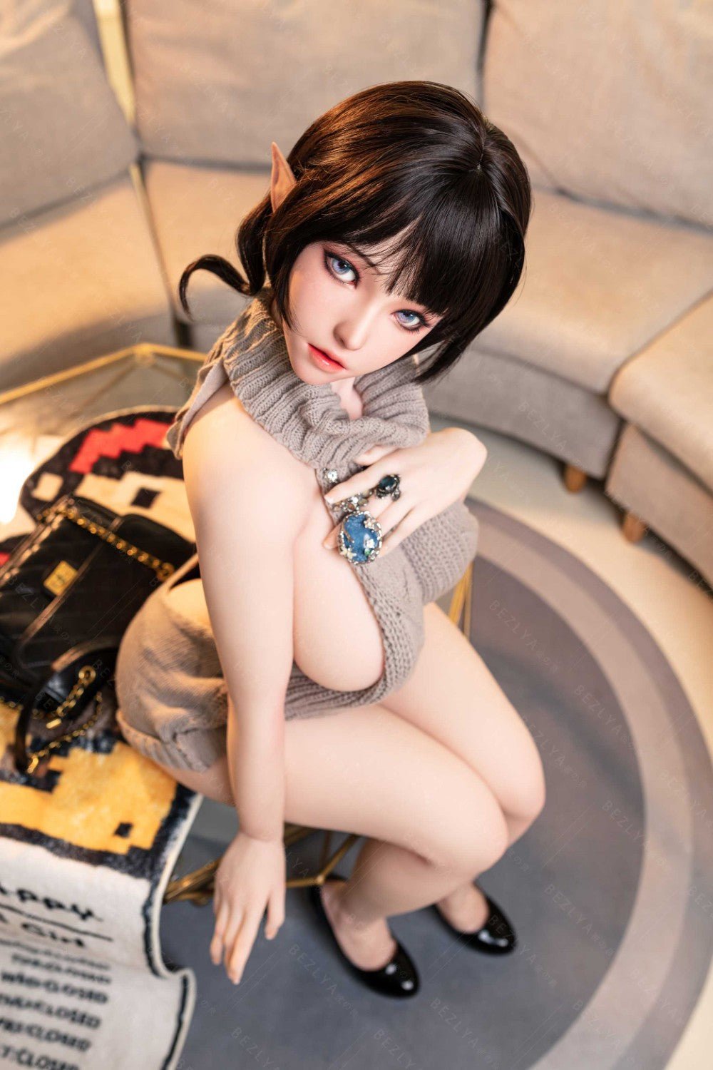 cala muñeca sexual (Bezlya Doll 155cm copa F 2.0 TPE+Silicona)