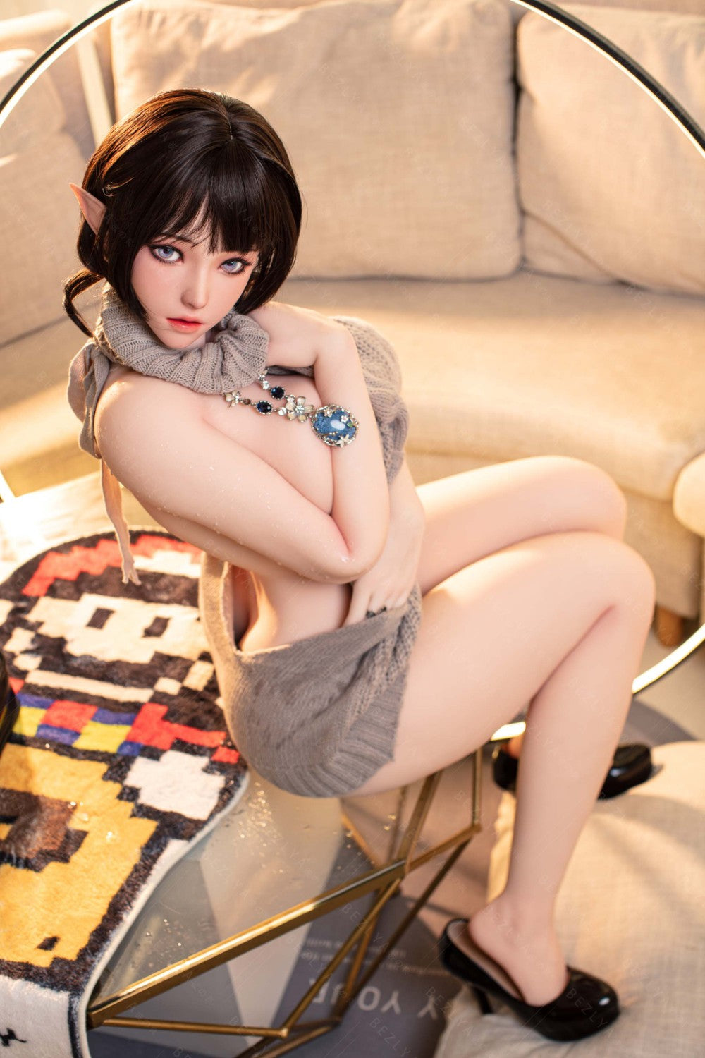 cala muñeca sexual (Bezlya Doll 155cm copa F 2.0 TPE+Silicona)