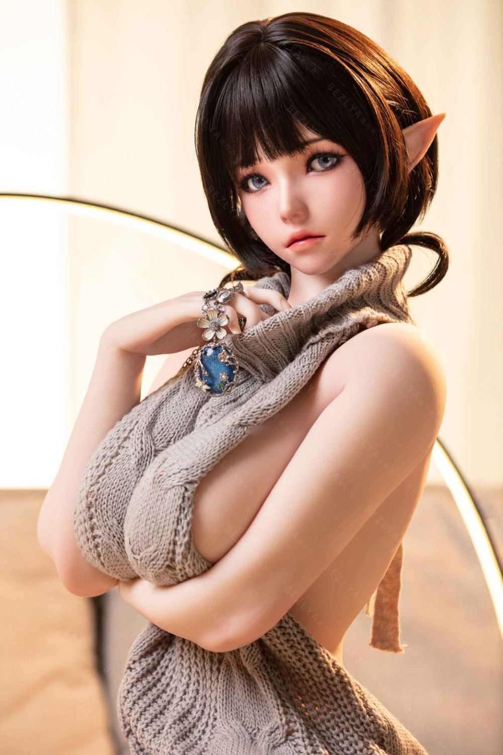 cala muñeca sexual (Bezlya Doll 155cm copa F 2.0 TPE+Silicona)
