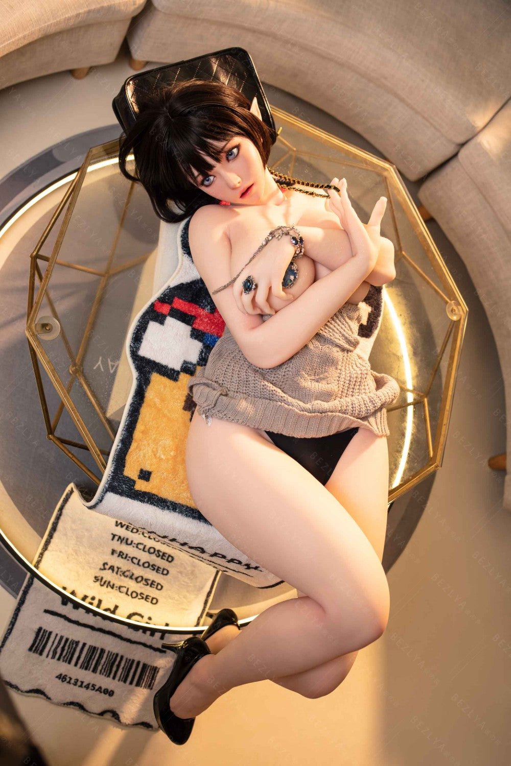 cala muñeca sexual (Bezlya Doll 155cm copa F 2.0 TPE+Silicona)