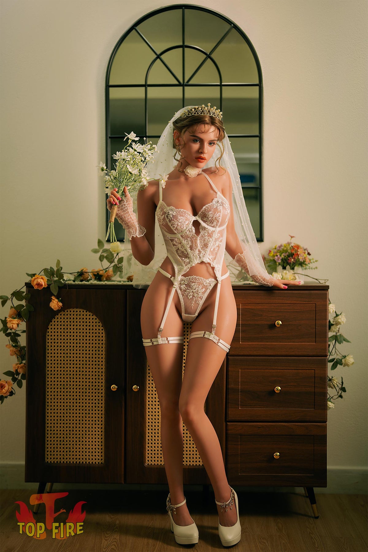 casey muñeca sexual (Top Fire Doll 158 cm D-cup T41 Silicona)