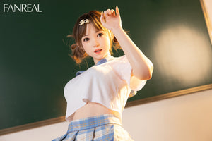 Boneca sexual mo (FanReal Doll Silicone F-Cup F-Cup de 155 cm)