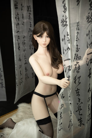 Boneca sexual xiu (YJL Doll 156cm F-cop #A17 silicone)