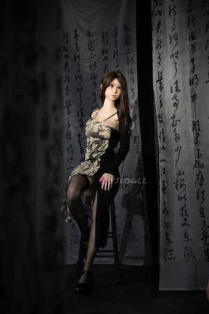 Boneca sexual xiu (YJL Doll 156cm F-cop #A17 silicone)
