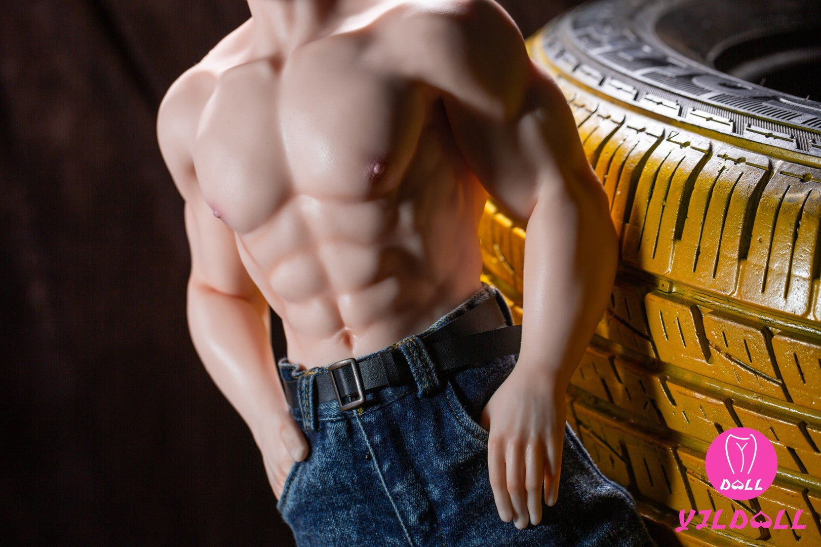 George hombre muñeca sexual (YJL Doll 62 cm MD017 Silicona)