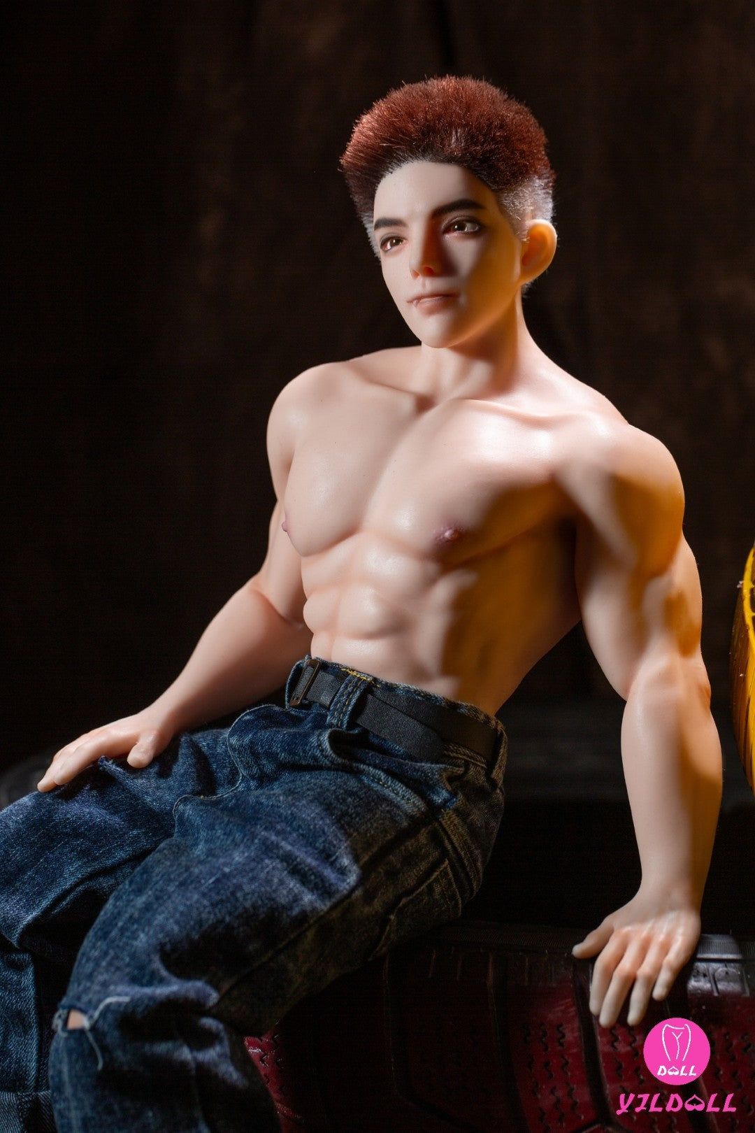 George hombre muñeca sexual (YJL Doll 62 cm MD017 Silicona)