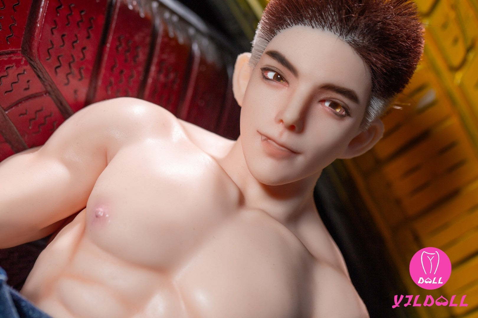 George hombre muñeca sexual (YJL Doll 62 cm MD017 Silicona)