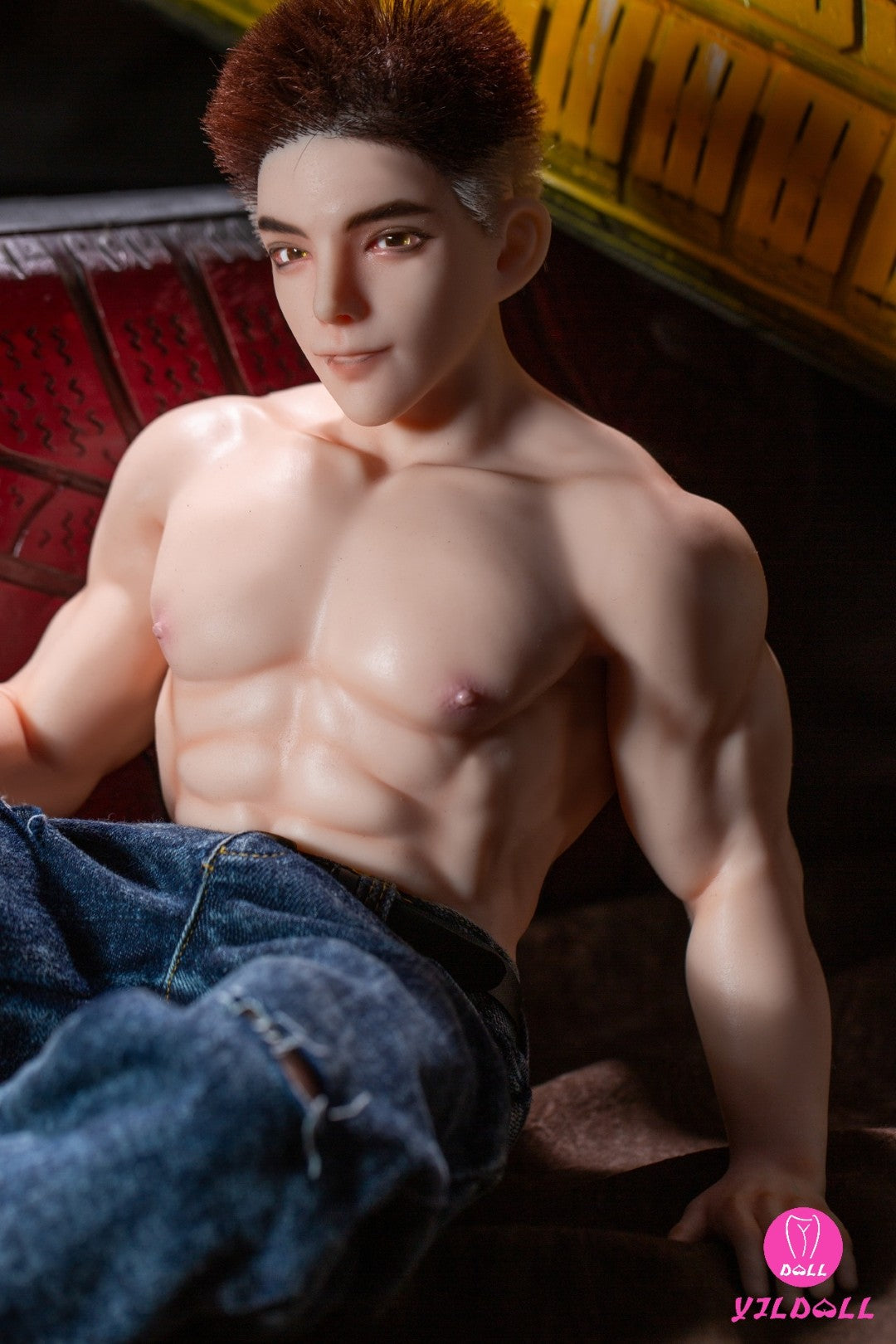 George hombre muñeca sexual (YJL Doll 62 cm MD017 Silicona)