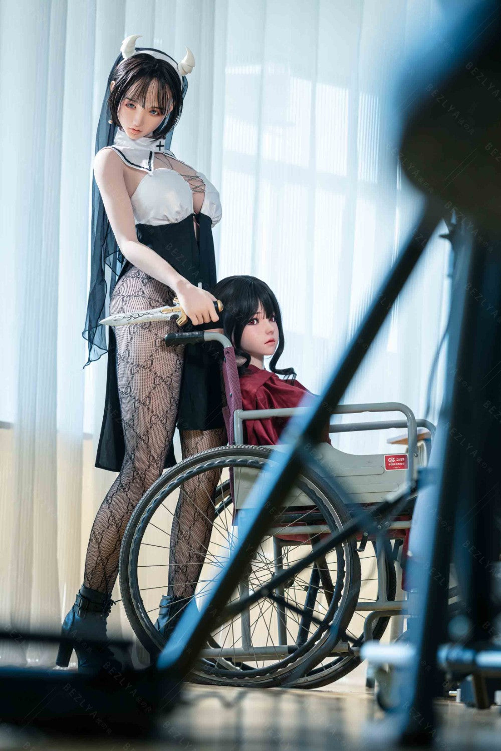 Vainilla muñeca sexual (Bezlya Doll Copa E de 155 cm (silicona 2,2 CF)