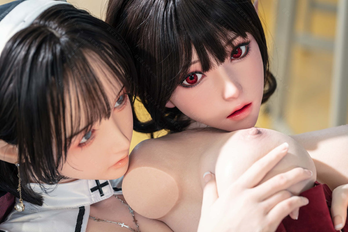 Vainilla muñeca sexual (Bezlya Doll Copa E de 155 cm (silicona 2,2 CF)