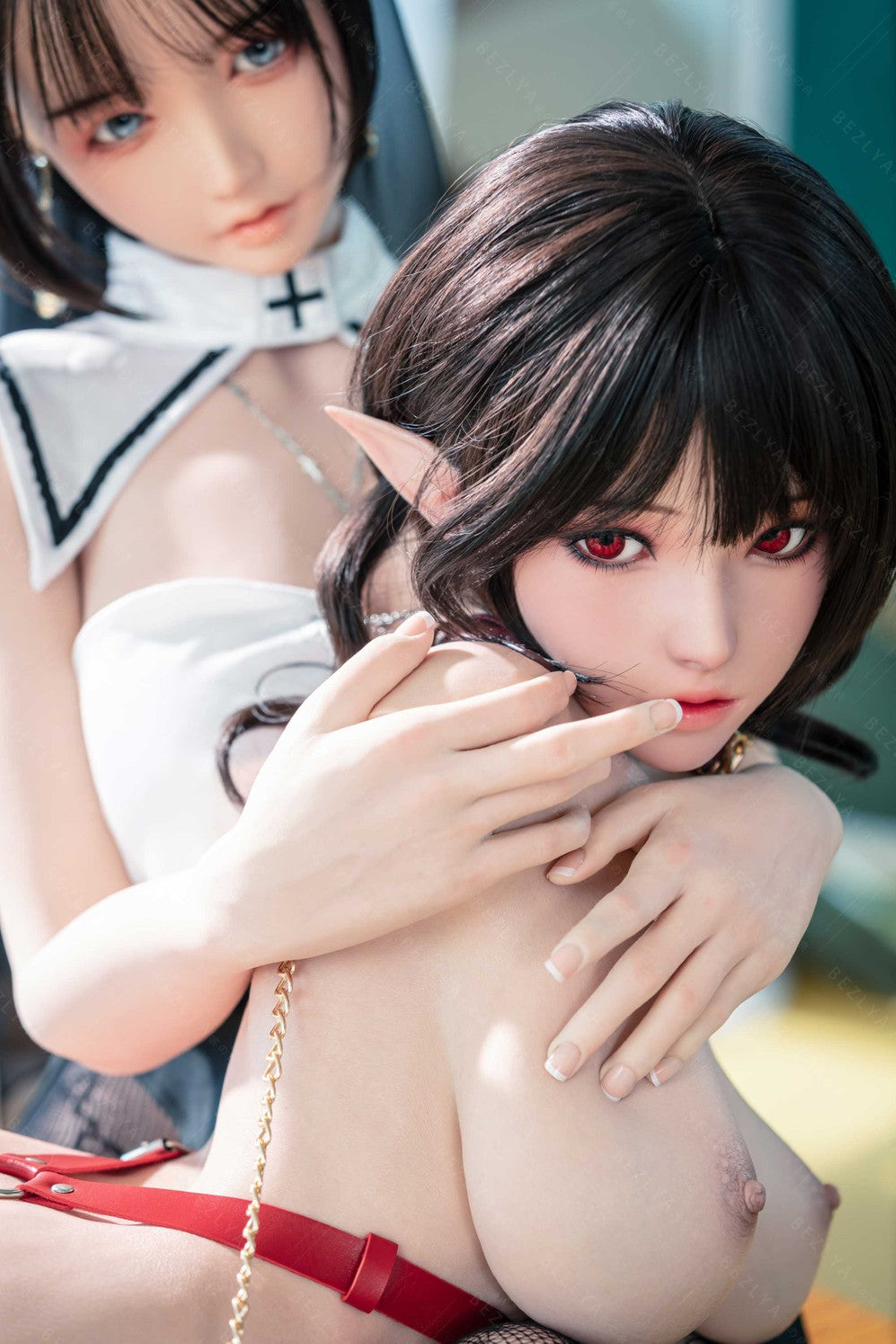 Vainilla muñeca sexual (Bezlya Doll Copa E de 155 cm (silicona 2,2 CF)