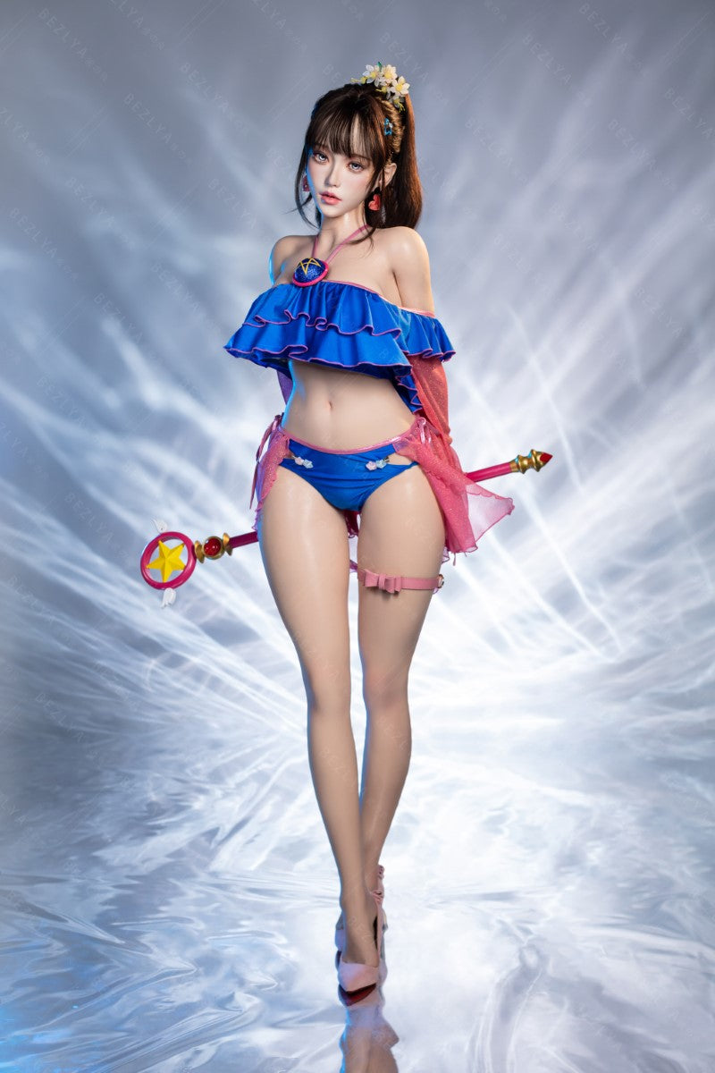 ninfea muñeca sexual (Bezlya Doll Copa E de 155 cm (silicona 2,2 CF)