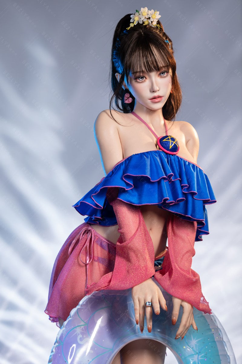 ninfea muñeca sexual (Bezlya Doll Copa E de 155 cm (silicona 2,2 CF)