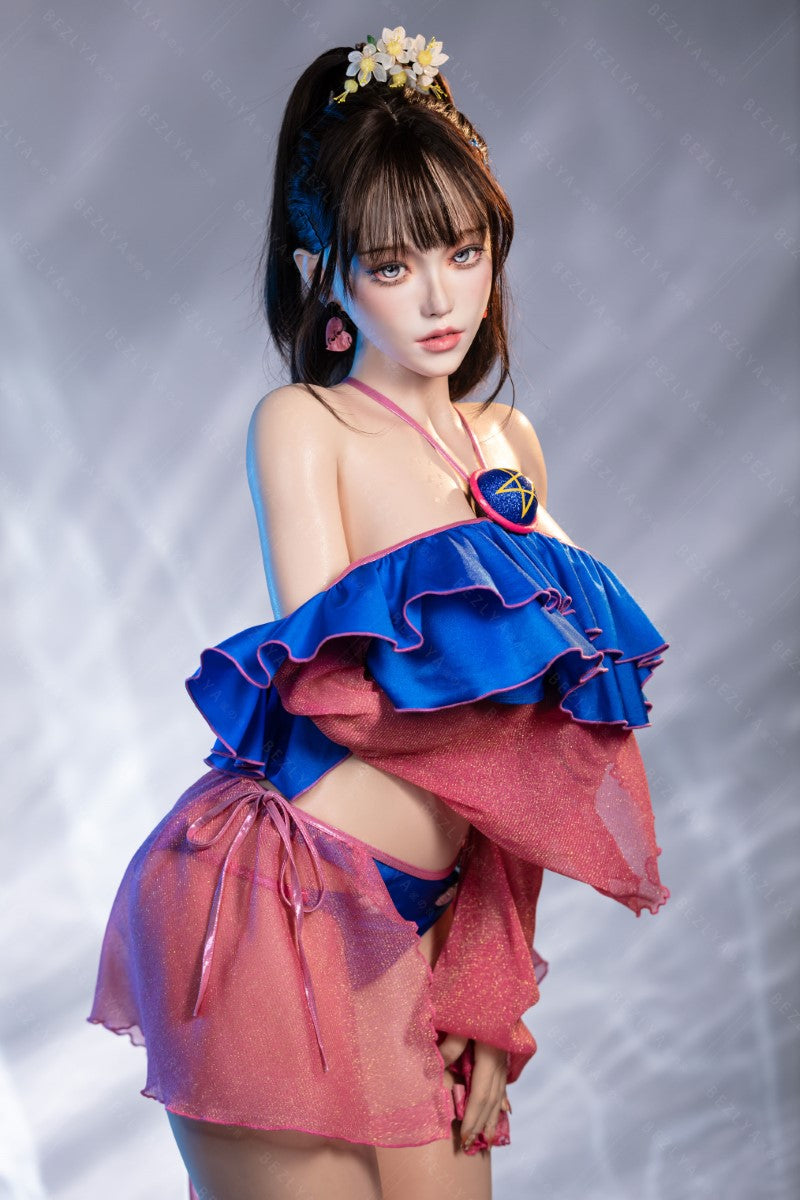 ninfea muñeca sexual (Bezlya Doll Copa E de 155 cm (silicona 2,2 CF)