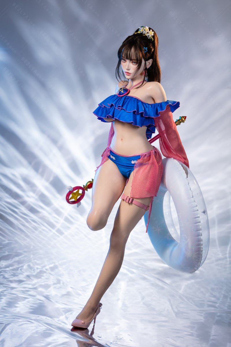 ninfea muñeca sexual (Bezlya Doll Copa E de 155 cm (silicona 2,2 CF)