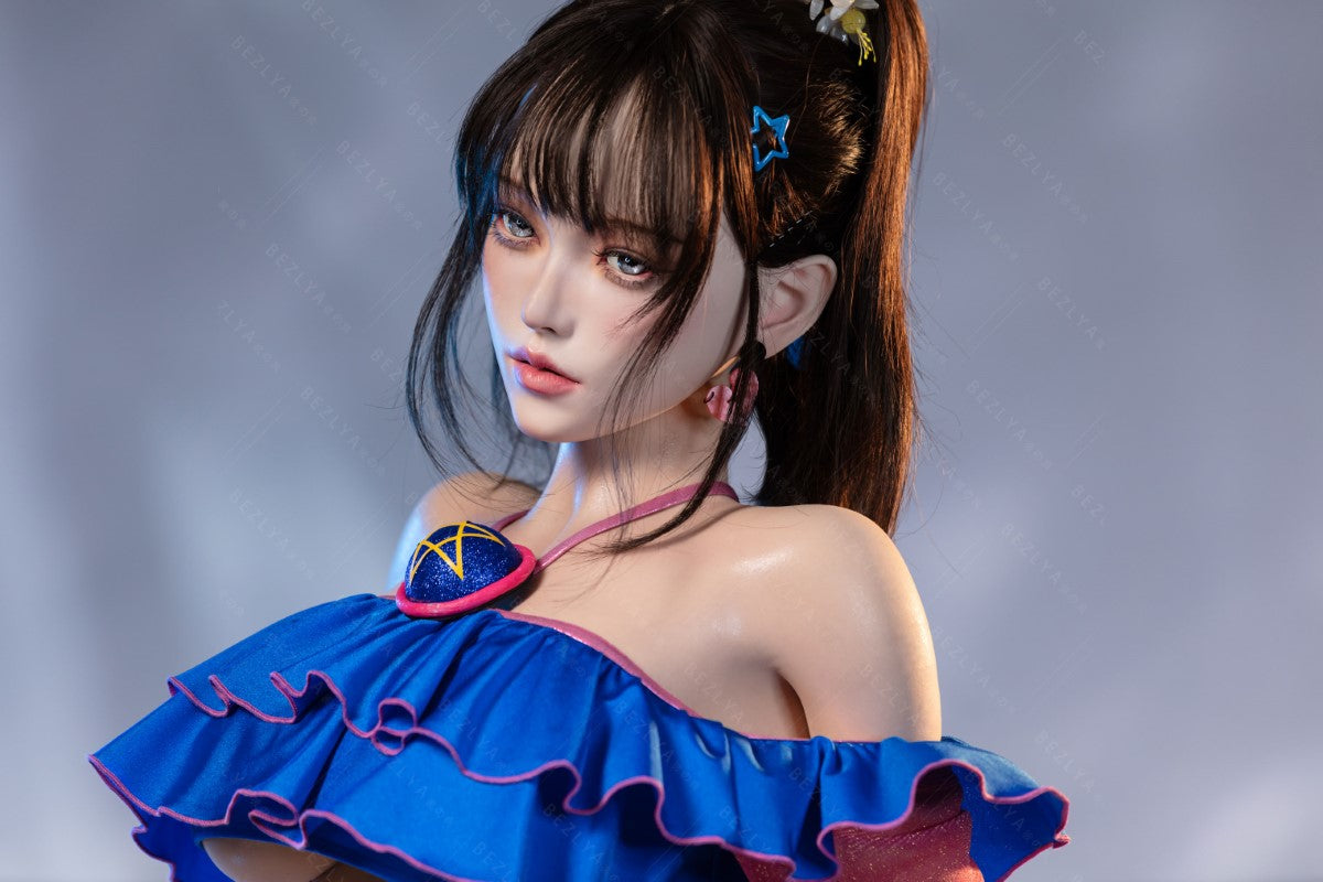 ninfea muñeca sexual (Bezlya Doll Copa E de 155 cm (silicona 2,2 CF)