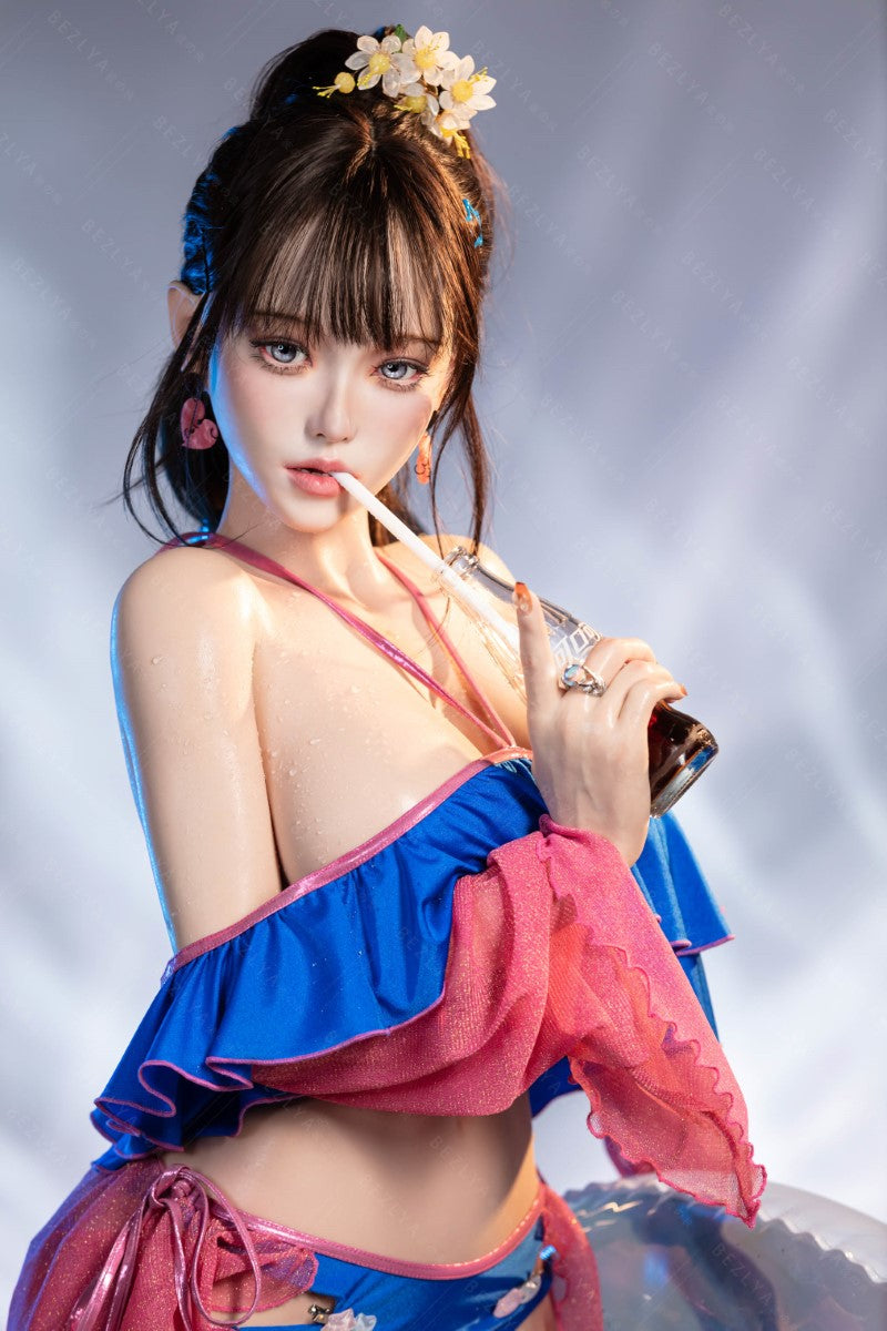 ninfea muñeca sexual (Bezlya Doll Copa E de 155 cm (silicona 2,2 CF)