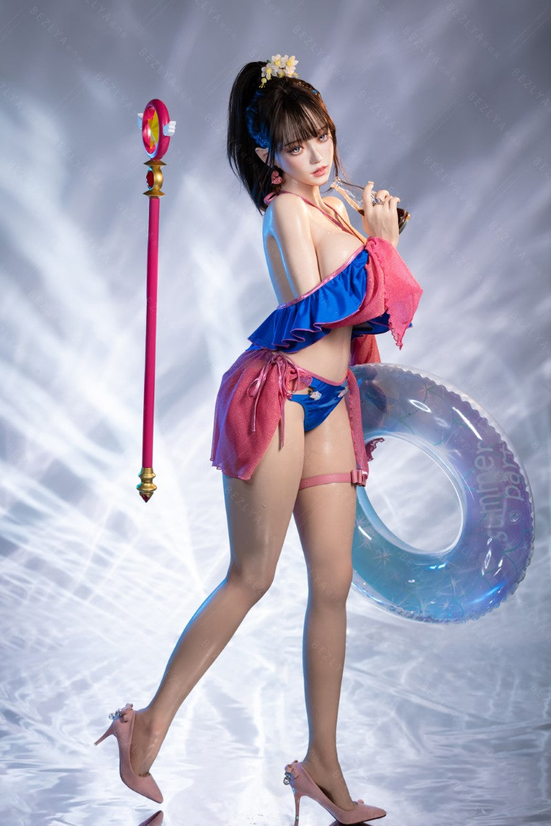 ninfea muñeca sexual (Bezlya Doll Copa E de 155 cm (silicona 2,2 CF)