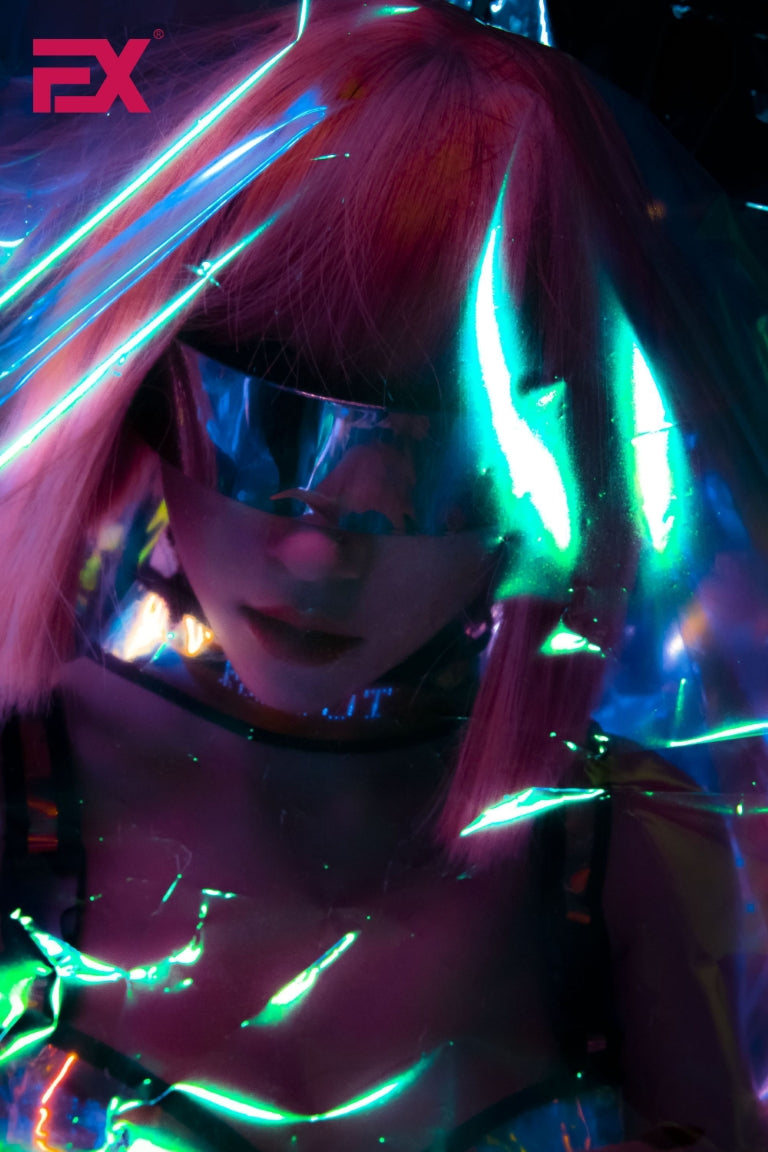 Boneca sexual Jie CyberPunk (EXDoll Copa B de 166cm #Exclone Silicone)