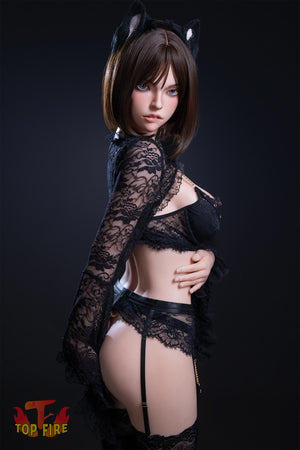 ADA muñeca sexual (Top Fire Doll 158 cm D-CUP T05 Silicona)