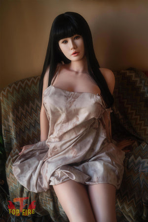 Rosa muñeca sexual (Top Fire Doll 158 cm D-Kupa T30 Silicona)