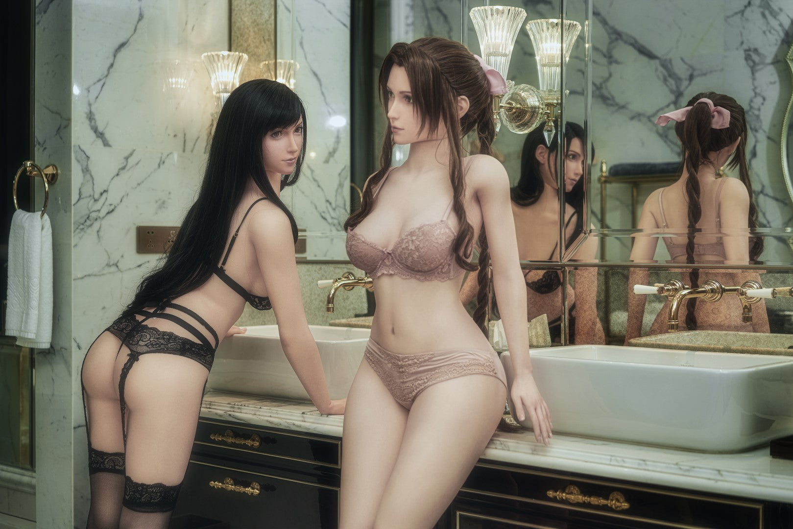 Aerith muñeca sexual (Game Lady 167cm D-Kupa No.04 Silicona)