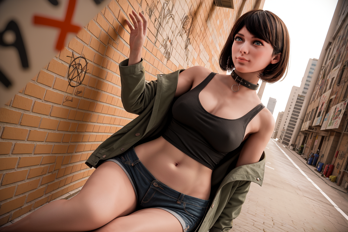 matilda muñeca sexual (Aibei Doll Copa F de 151 cm #AB17 TPE+silicona)