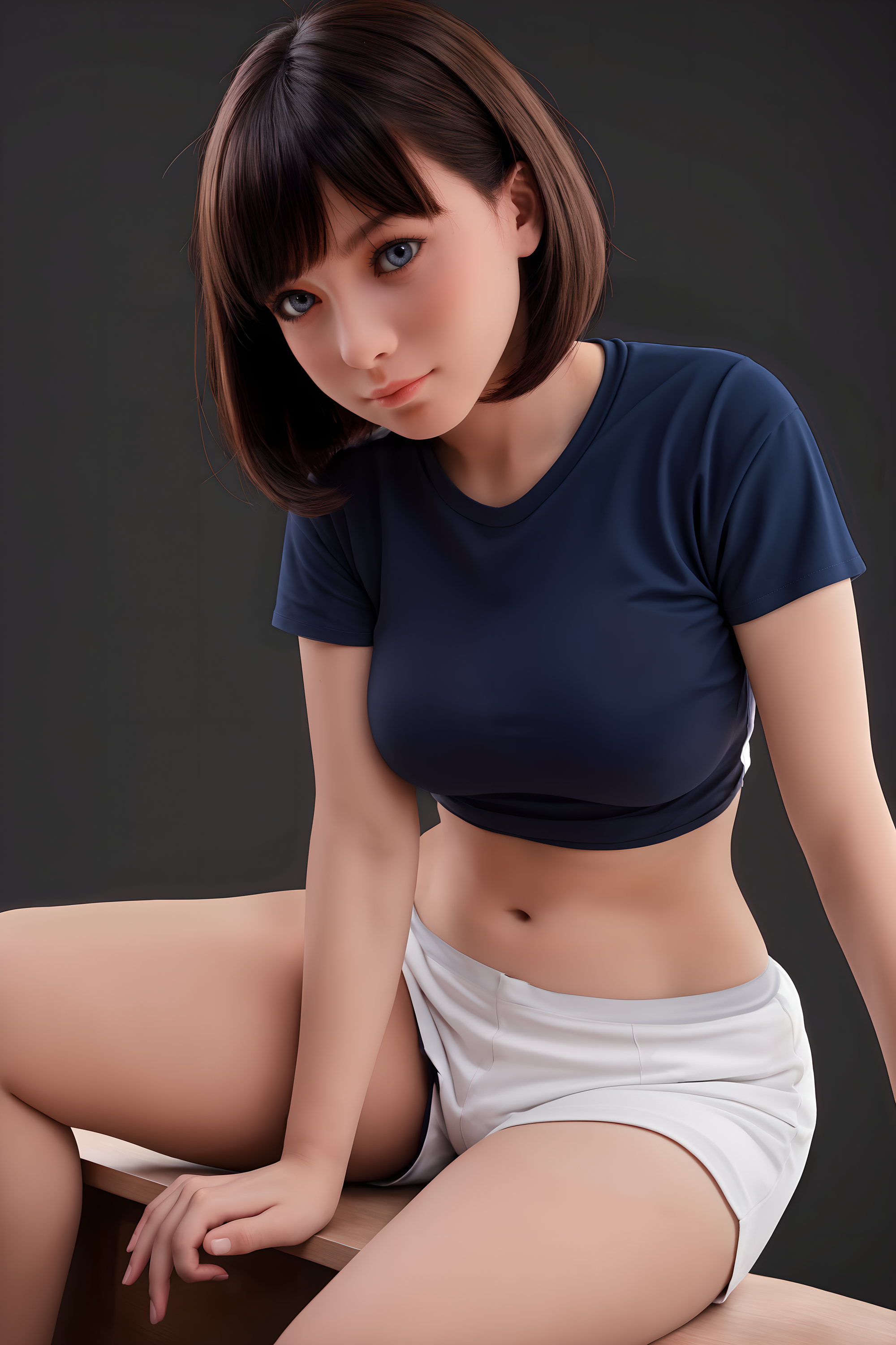 ela muñeca sexual (Aibei Doll Copa F de 151 cm #AB17 TPE+silicona)