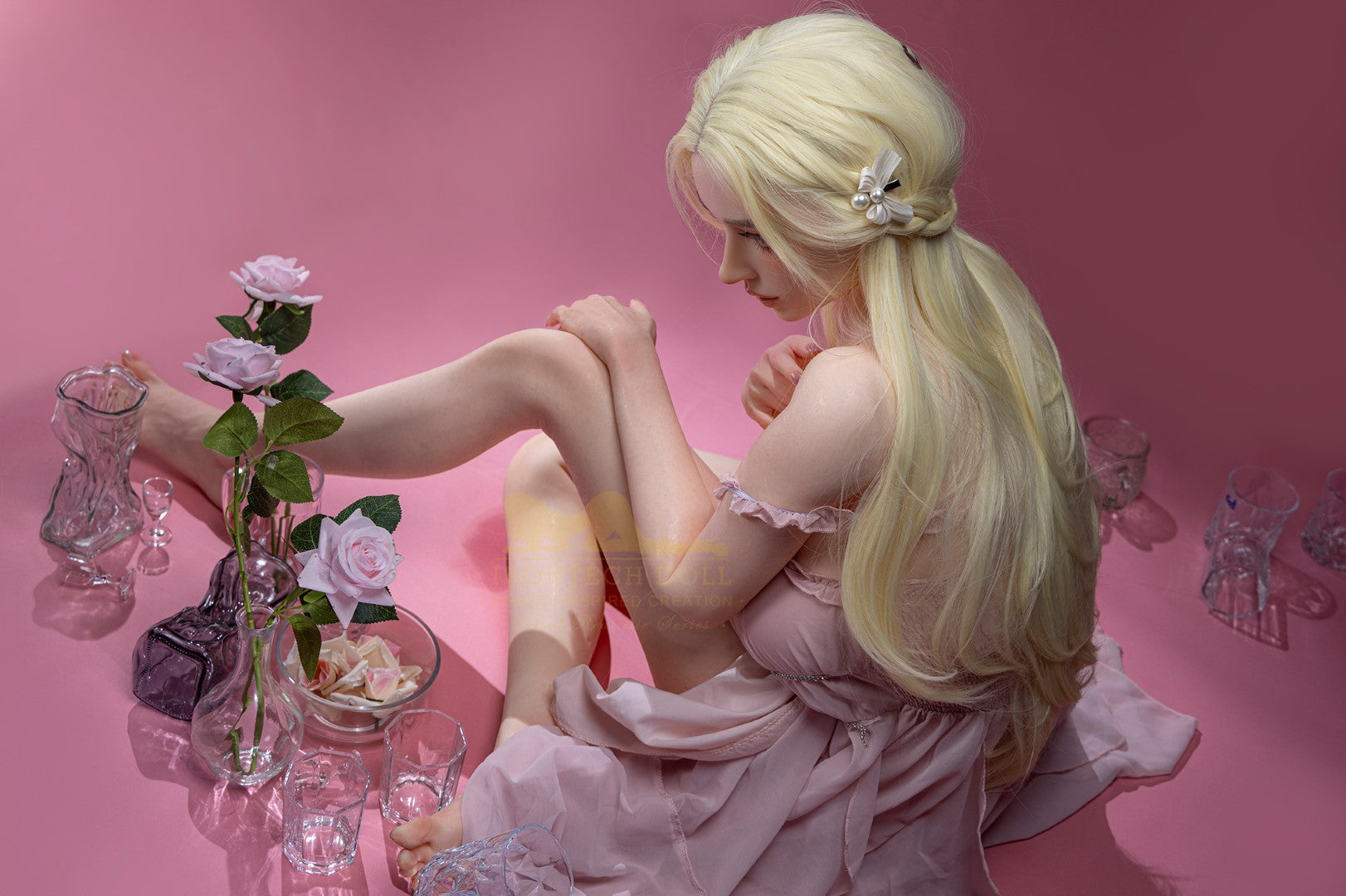 Boneca sexual de Bailey (Irontech Doll 158cm H-kupa B1 silicone)
