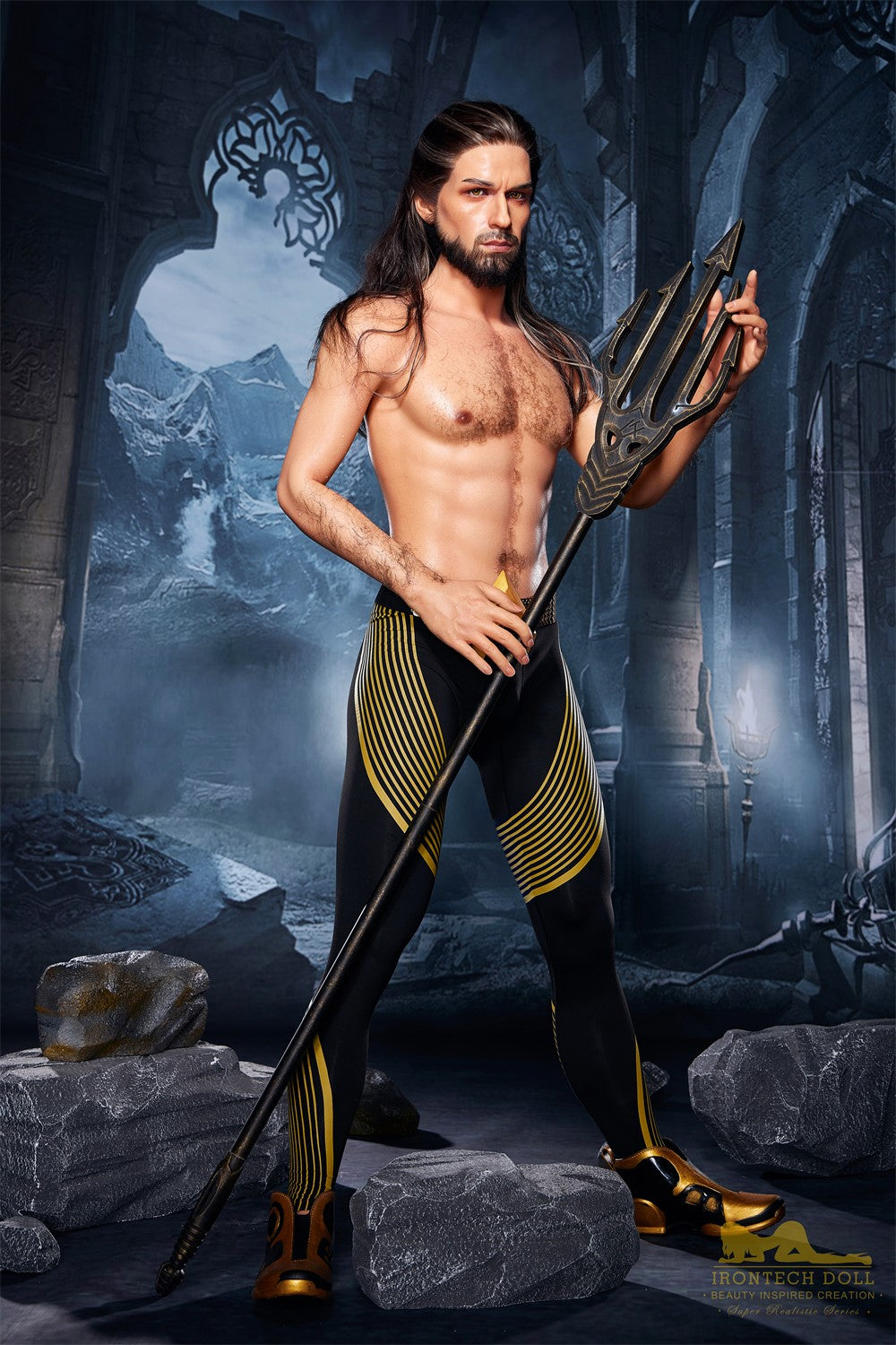 Boneca sexual masculina Thomas (Irontech Doll Silicone M5 de 170cm)