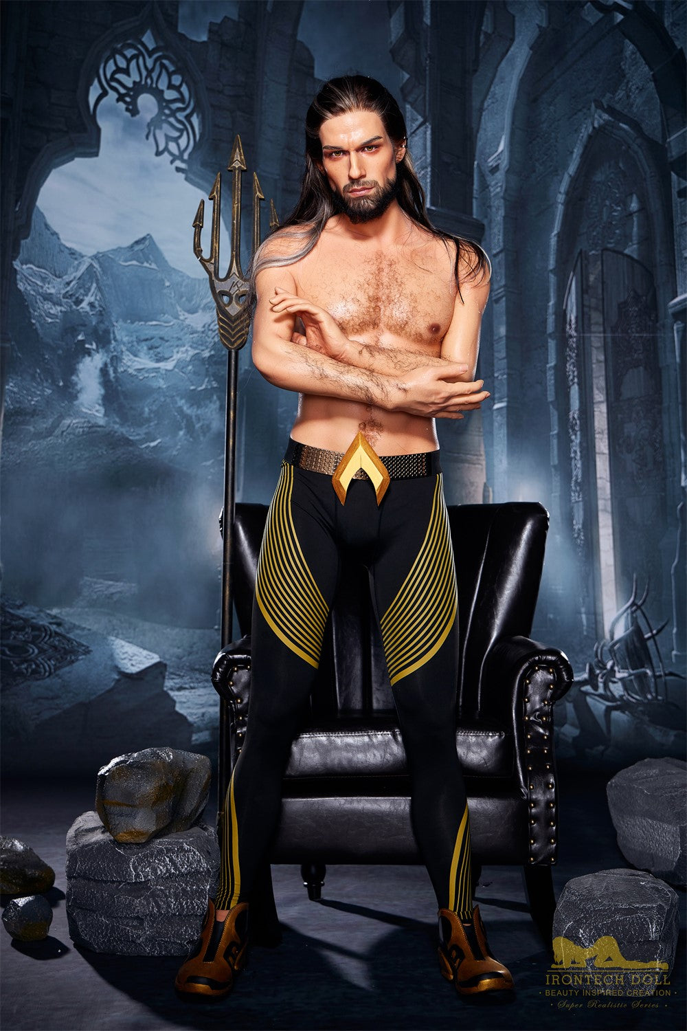 Boneca sexual masculina Thomas (Irontech Doll Silicone M5 de 170cm)
