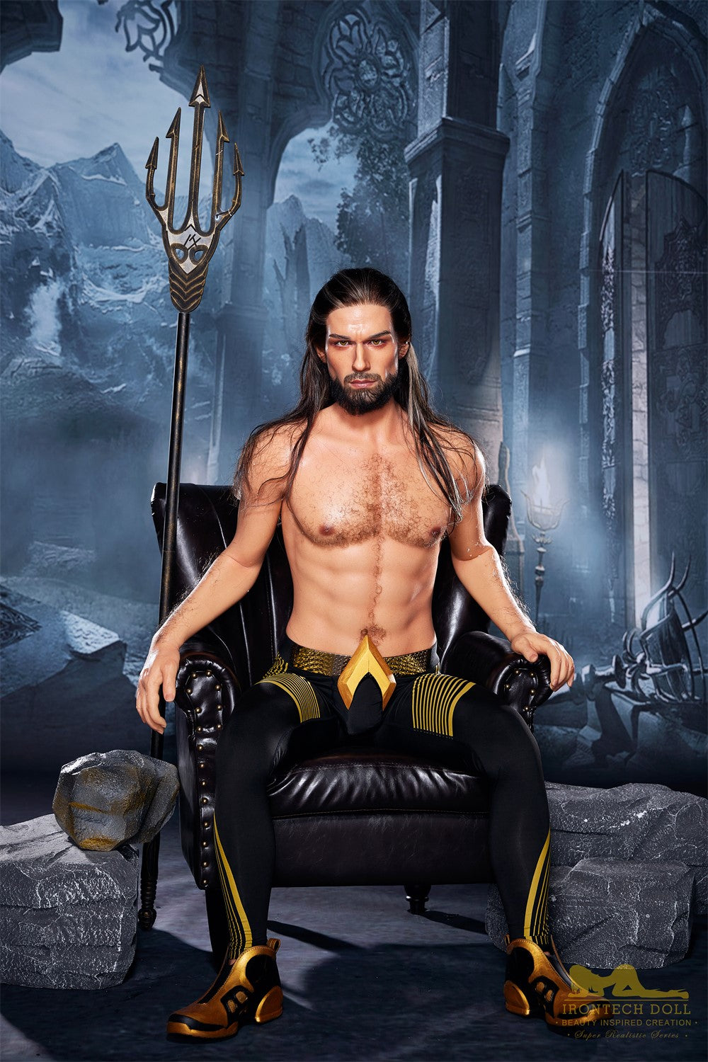 Boneca sexual masculina Thomas (Irontech Doll Silicone M5 de 170cm)