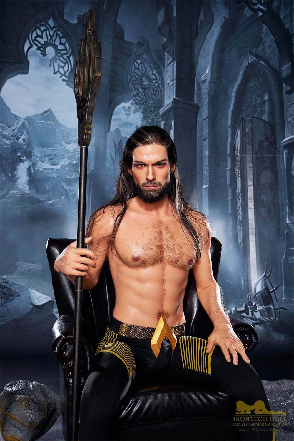 Boneca sexual masculina Thomas (Irontech Doll Silicone M5 de 170cm)