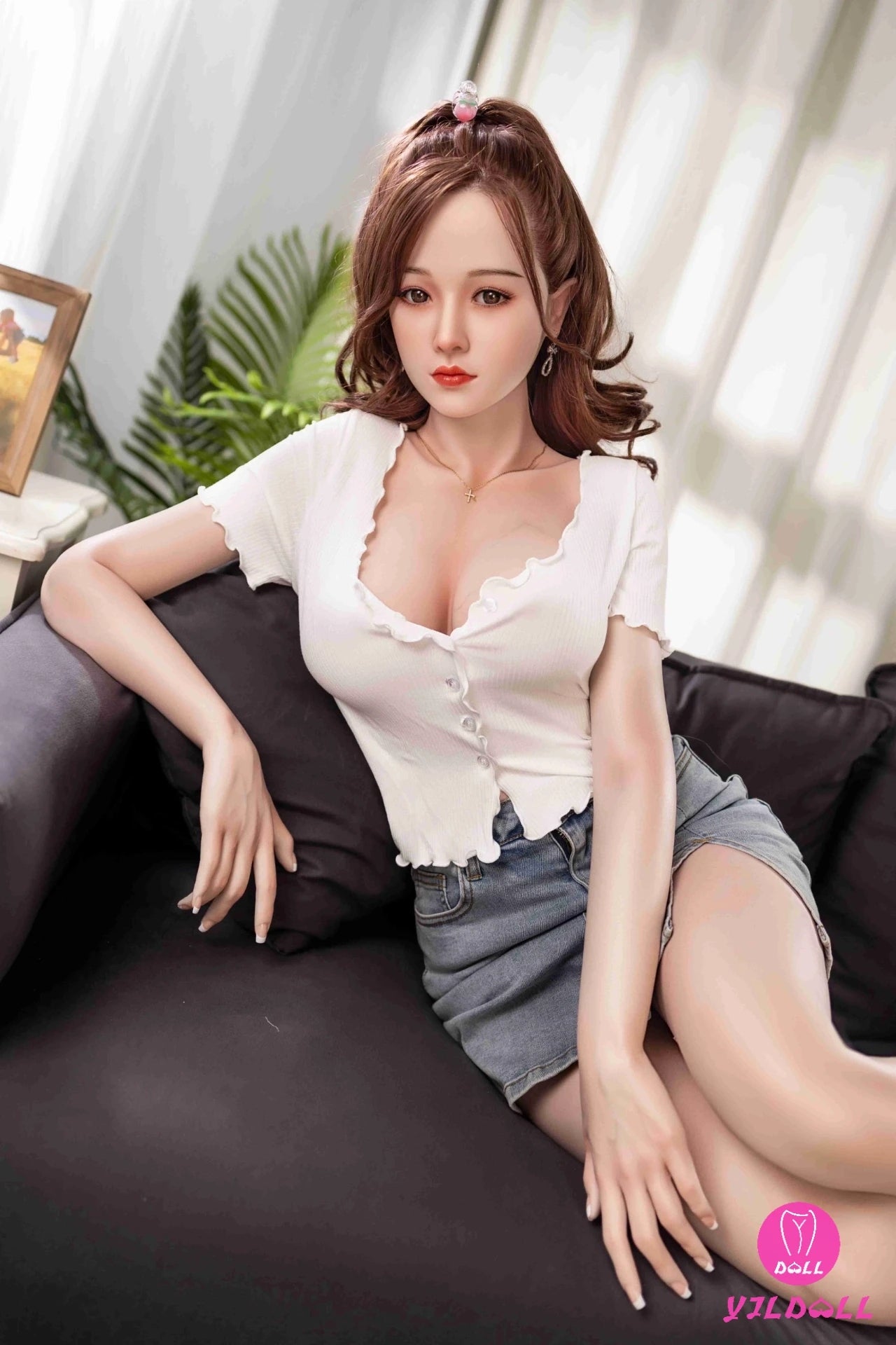 Addilynn muñeca sexual (YJL Doll 165 cm D-CUP #359 TPE+Silicona)