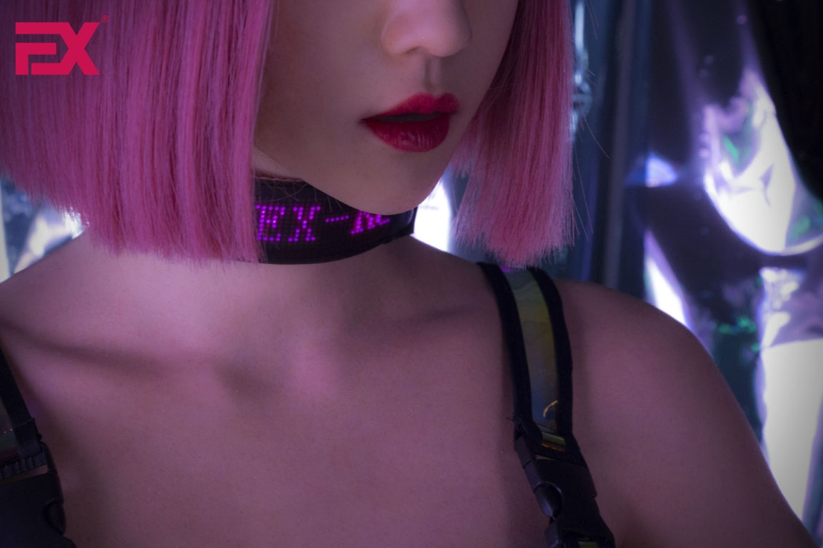 Boneca sexual Jie CyberPunk (EXDoll Copa B de 166cm #Exclone Silicone)