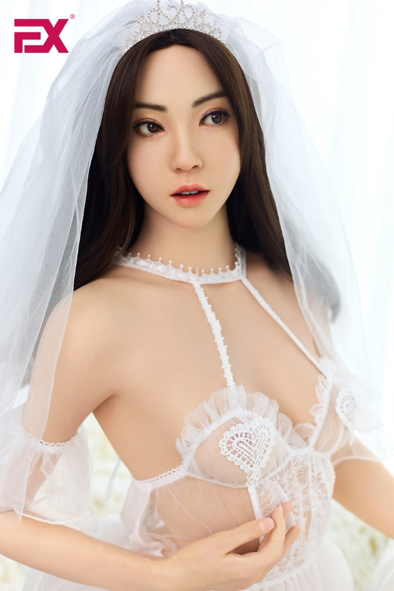 Boneca sexual de casamento Jie (EXDoll Copa B de 166cm #Exclone Silicone)