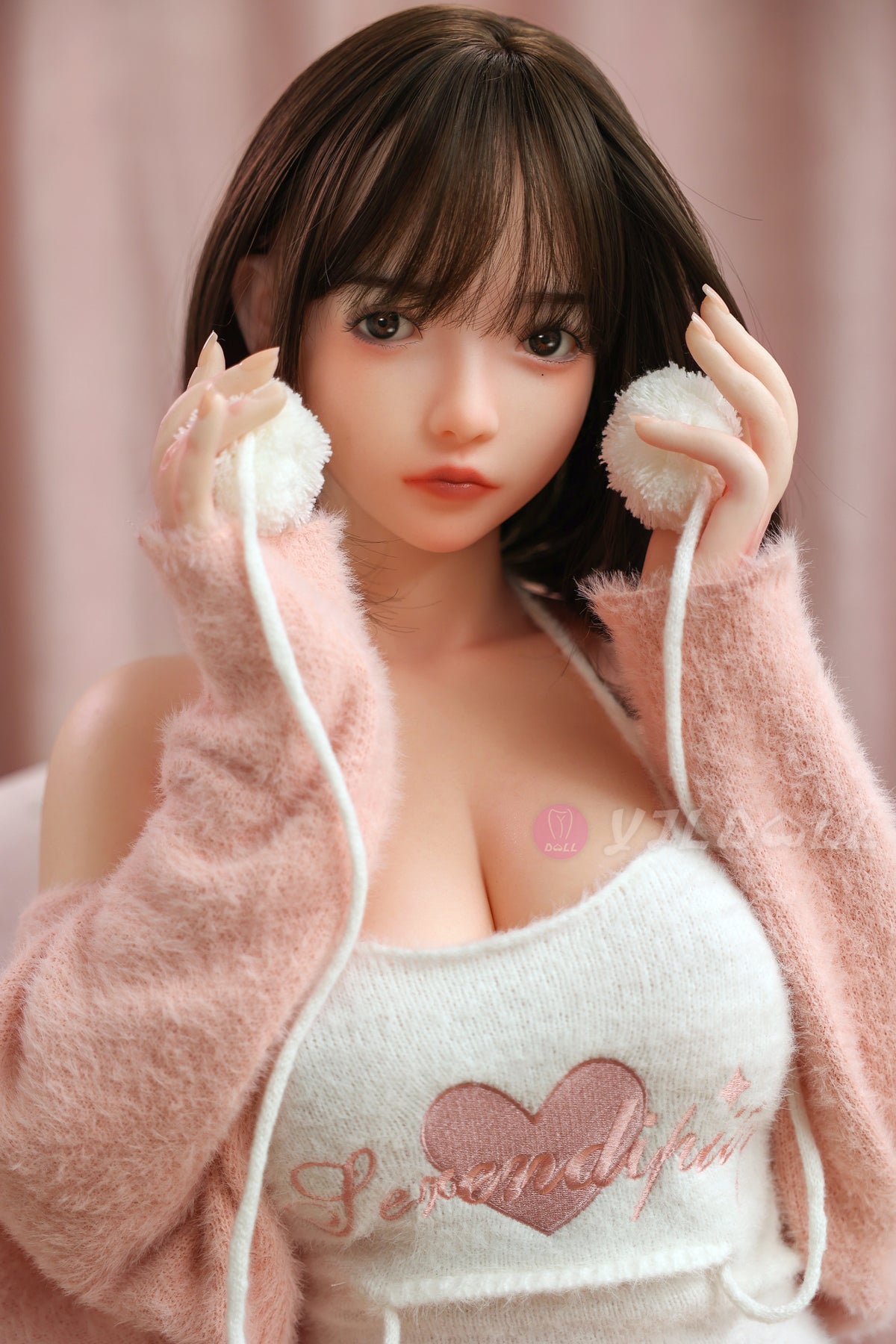 Boneca sexual Guo Ling (YJL Doll Copo C de 155cm #861 TPE+Silicone)