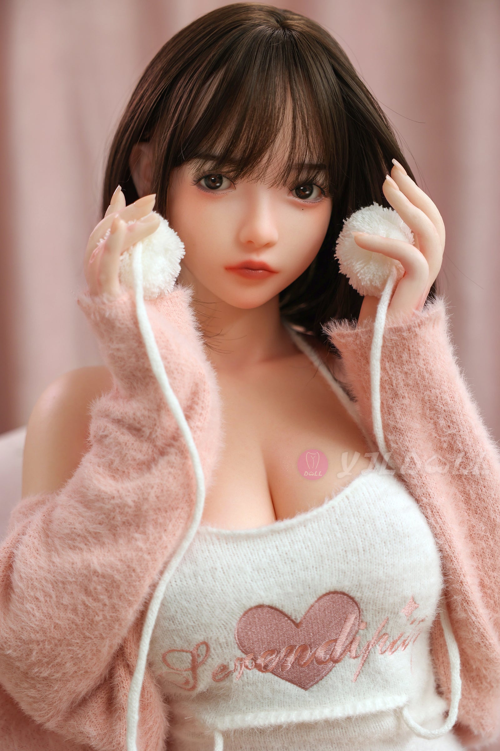 Boneca sexual Guo Ling (YJL Doll Copo C de 155cm #861 TPE+Silicone)
