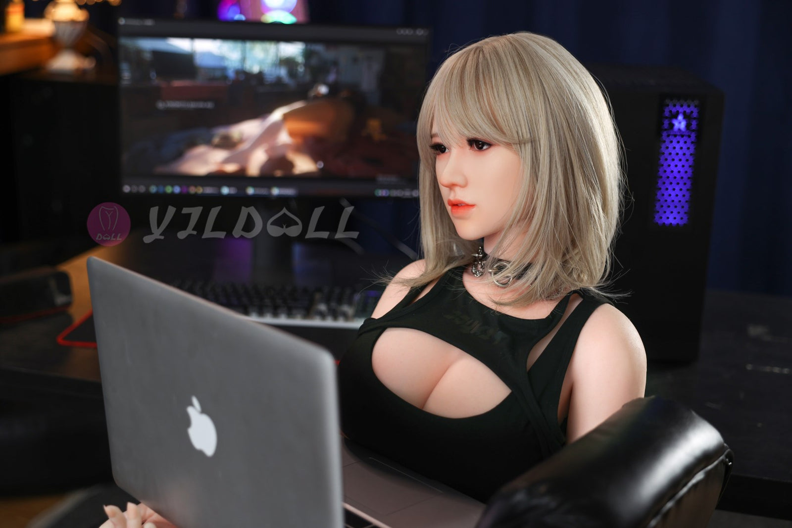 Boneca sexual Ma Li (YJL Doll Copo C de 155cm #844 Silicone)