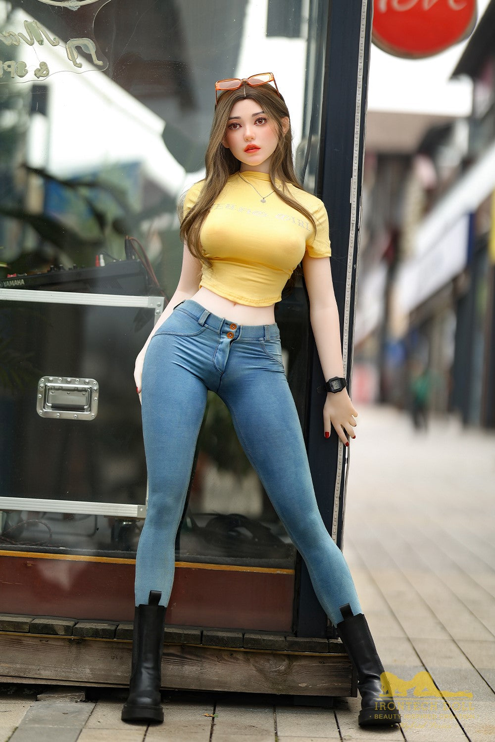 Boneca sexual Eileen (Irontech Doll Copo G 159cm S40 TPE+Silicone)
