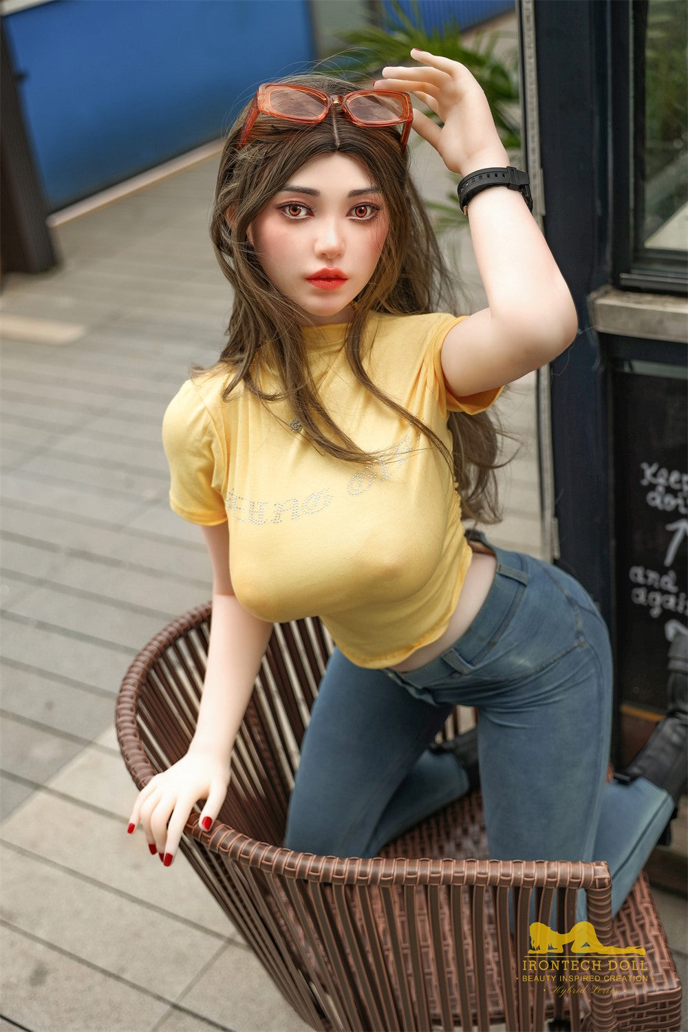 Eileen Sex doll (Irontech Doll 159cm G-cup S40 TPE+silicone)