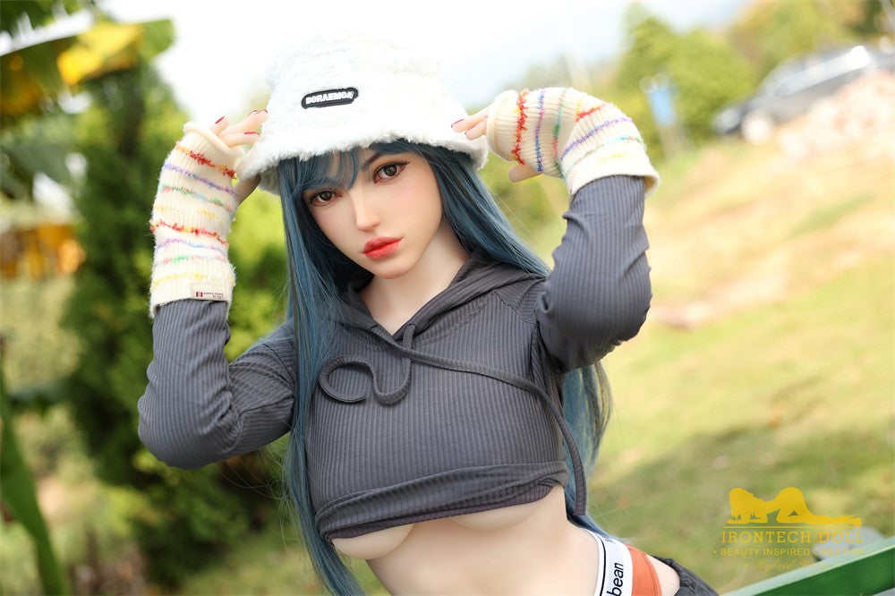 joline muñeca sexual (Irontech Doll 159cm Copa G S41 TPE+Silicona)