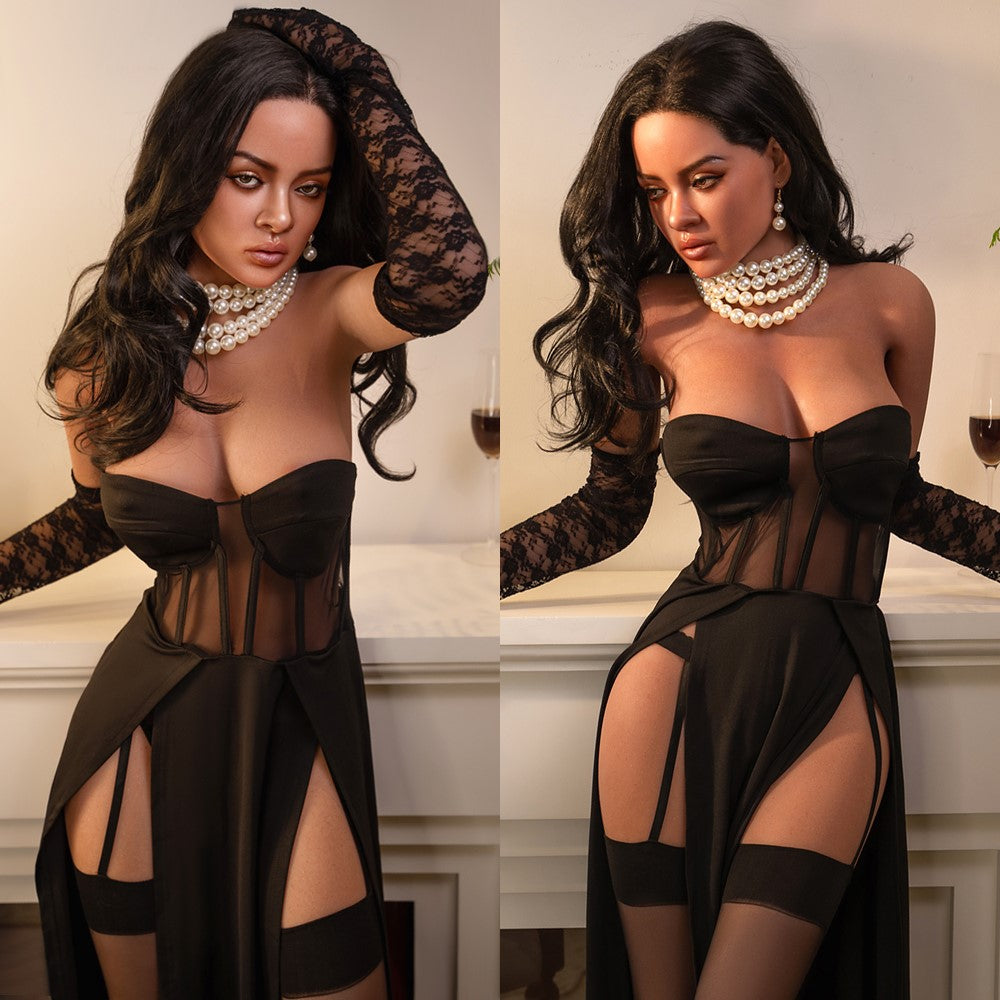 audrey muñeca sexual (Rosretty Doll Copa C de 166 cm S13#-2 TPE+Silicona)