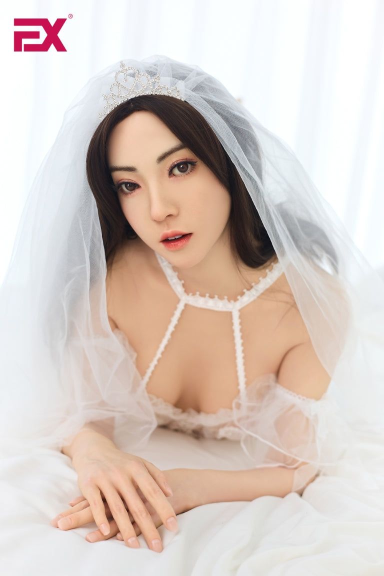 Boneca sexual de casamento Jie (EXDoll Copa B de 166cm #Exclone Silicone)