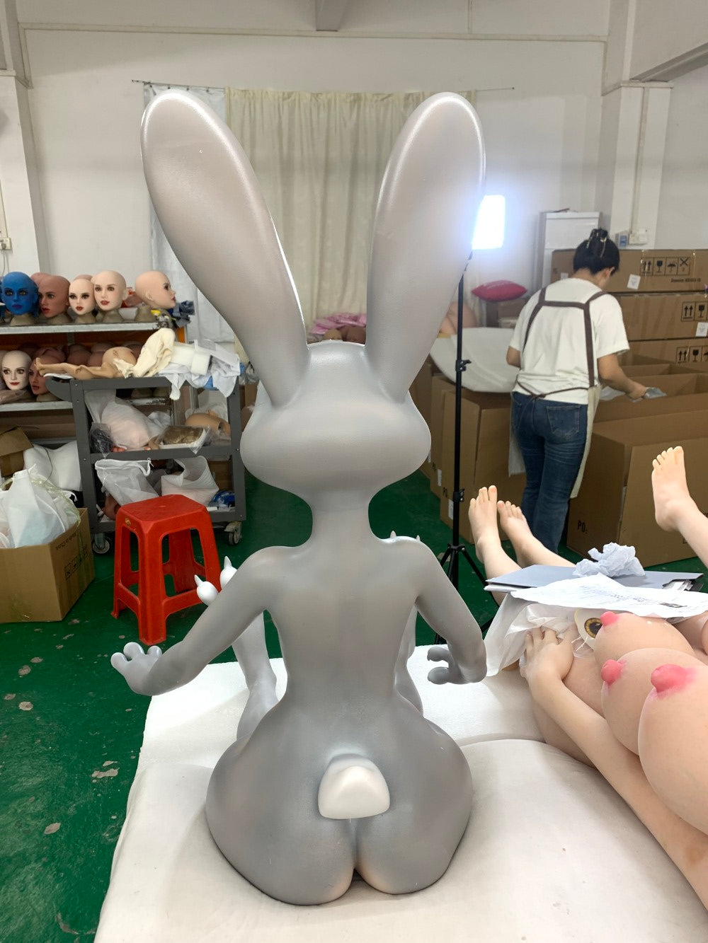 Rabbitie Sexdocka (Dolls Castle 120cm C-Kupa Silikon) EXPRESS