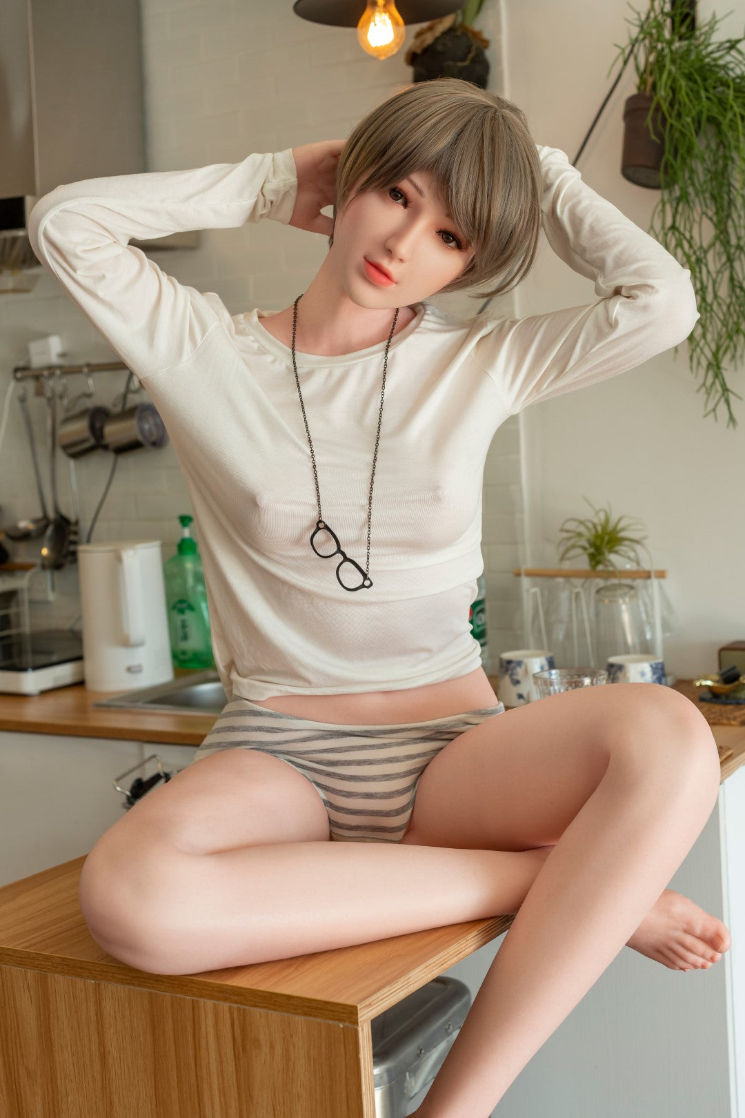 Boneca sexual Yuyan (Tayu-Doll Copo B de 155cm ZC-4# Silicone)