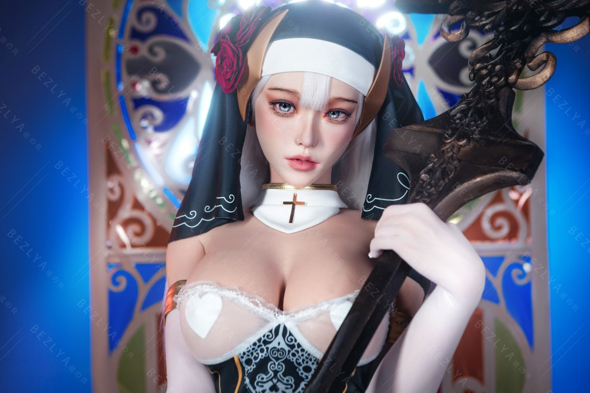 ninfea muñeca sexual (Bezlya Doll Copa E de 155 cm (silicona 2,2 CF)